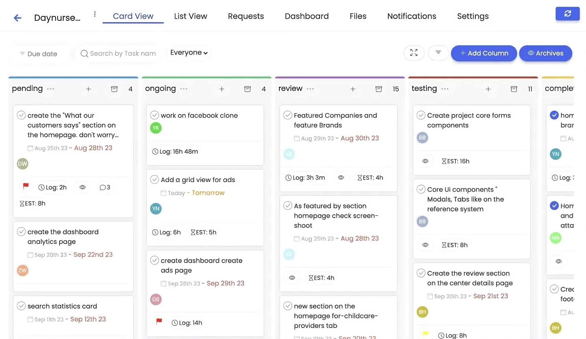 Project Management Tool